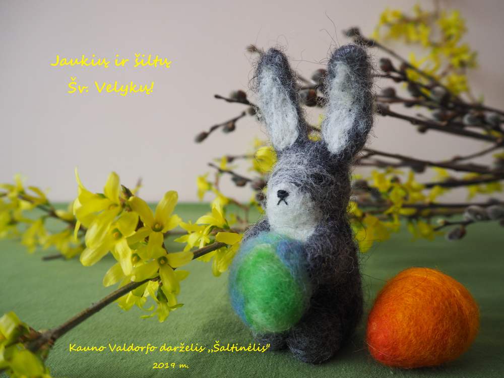 2019 velykinis sveikinimas