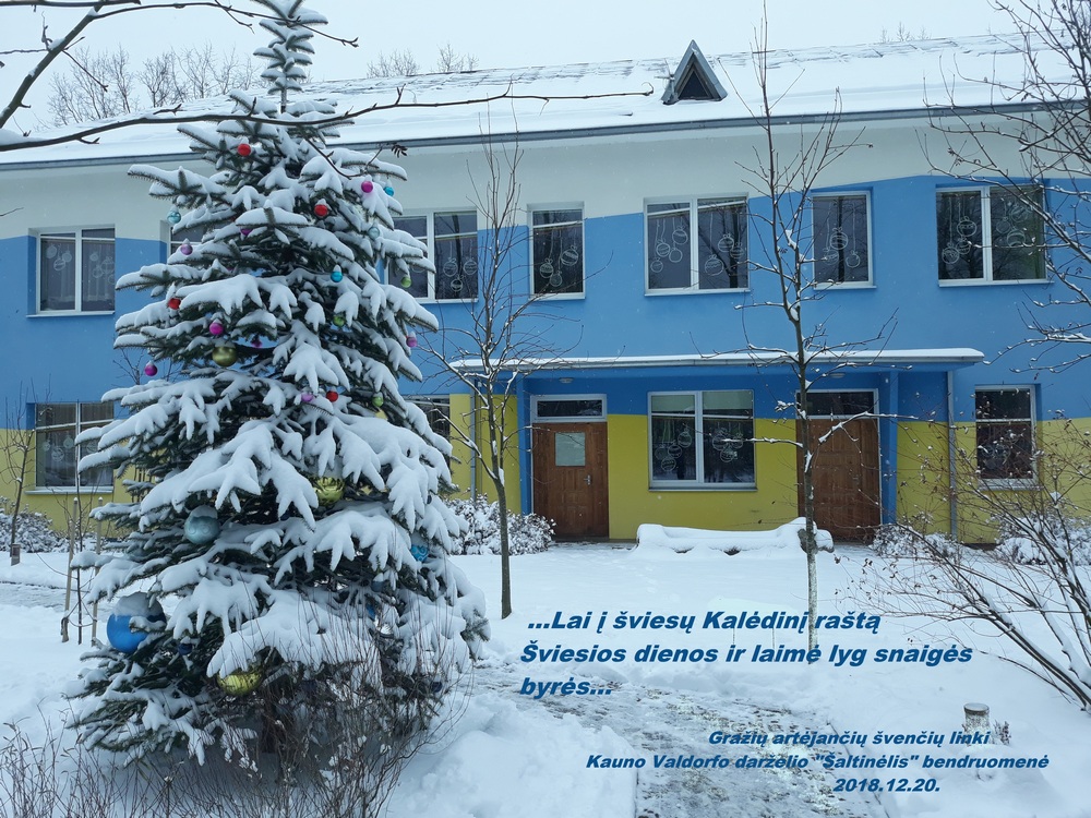 kaledinis sveikinimas 2018